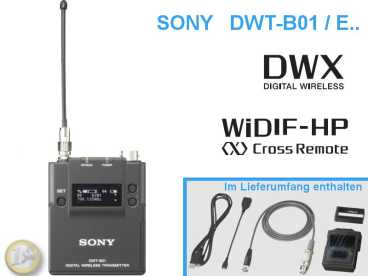 SONY DWT-B01 Digital Wireless Taschensender 1-10-50mW